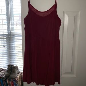 Maroon dress